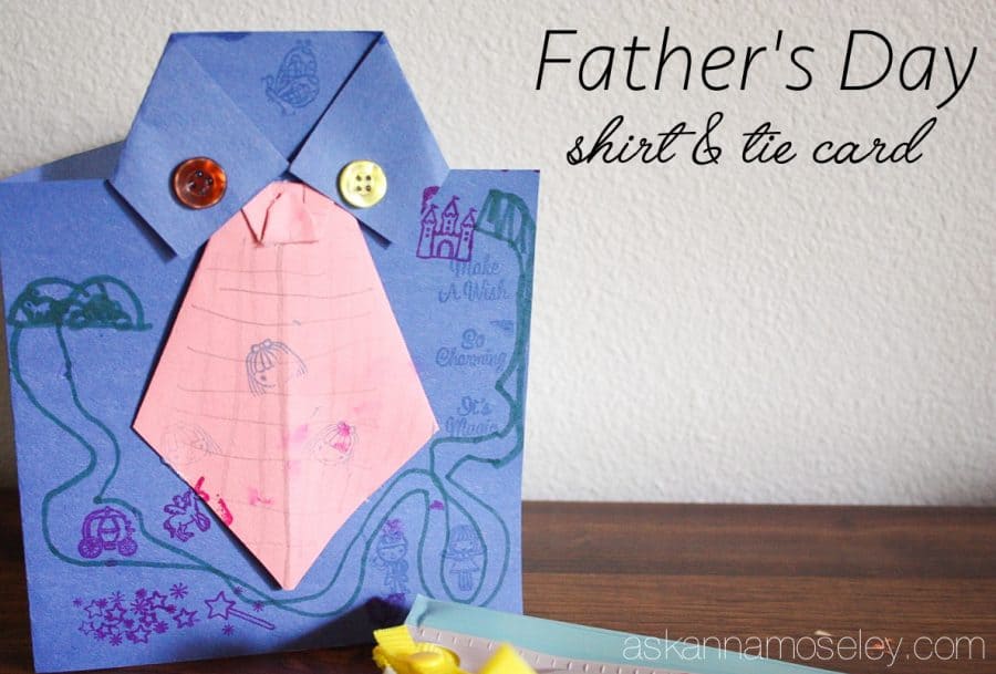 Father's Day card craft idea | Ask Anna