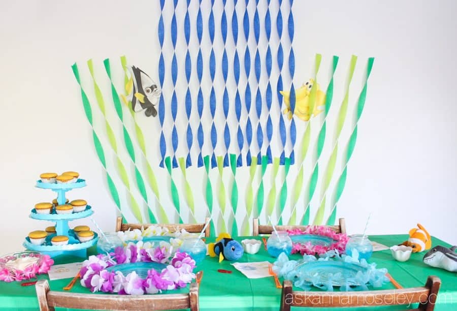 Celebrate the new Finding Dory moving by throwing a swim party! Here are lots of great ideas for your party | Ask Anna