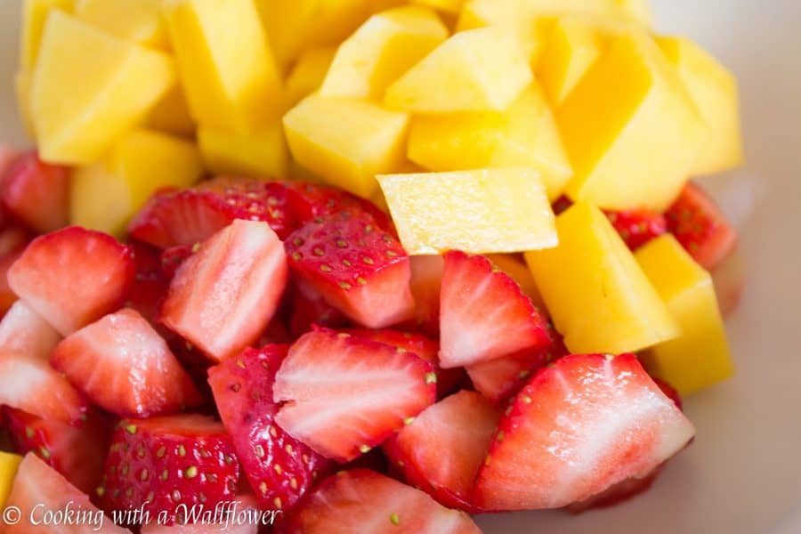 This strawberry mango bread is slightly sweet and so delicious, perfect for a summery breakfast | Cooking With a Wallflower for Ask Anna