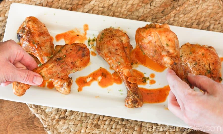 Easy to make, Red Curry-Lime Chicken Wings, are a delicious twist on chicken wings. They are sweet, salty with a little kick, they are a crowd pleaser | Ask Anna