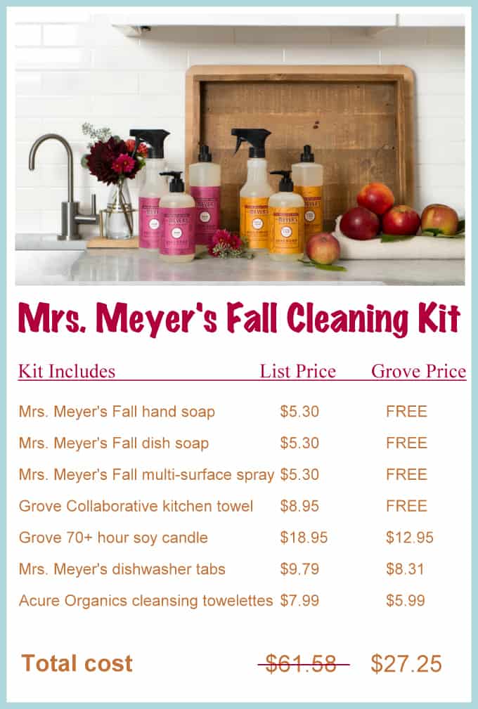 Get Mrs. Meyer's NEW Fall cleaning kit for FREE | Ask Anna