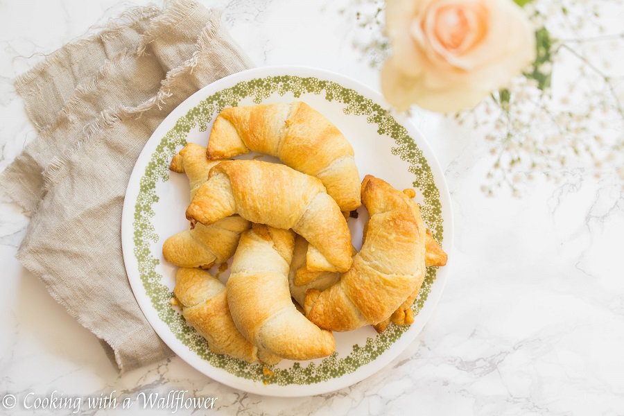 Maple pumpkin cream cheese stuffed crescent rolls