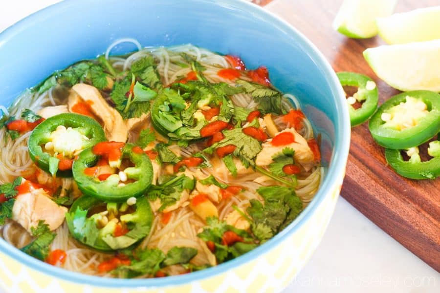 This is a quick and easy Pho recipe that can be on the table in less than 20 minutes and it's oh-so good | Ask Anna