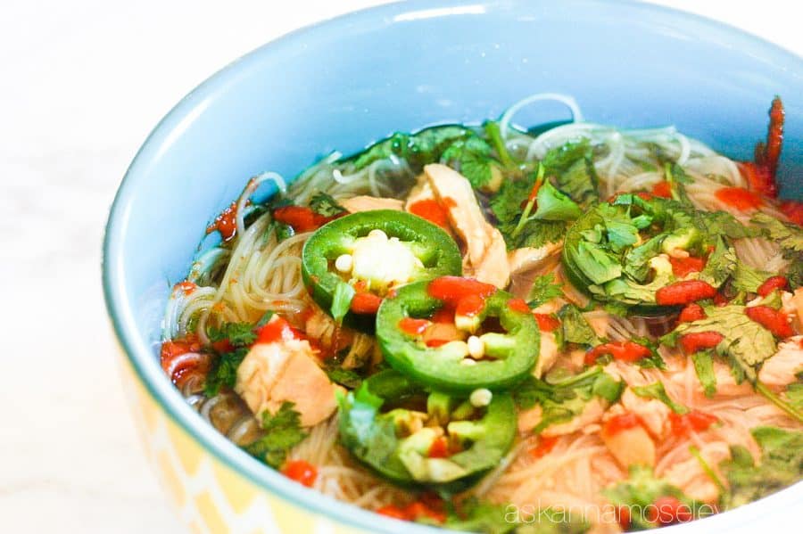 This is a quick and easy Pho recipe that can be on the table in less than 20 minutes and it's oh-so good | Ask Anna