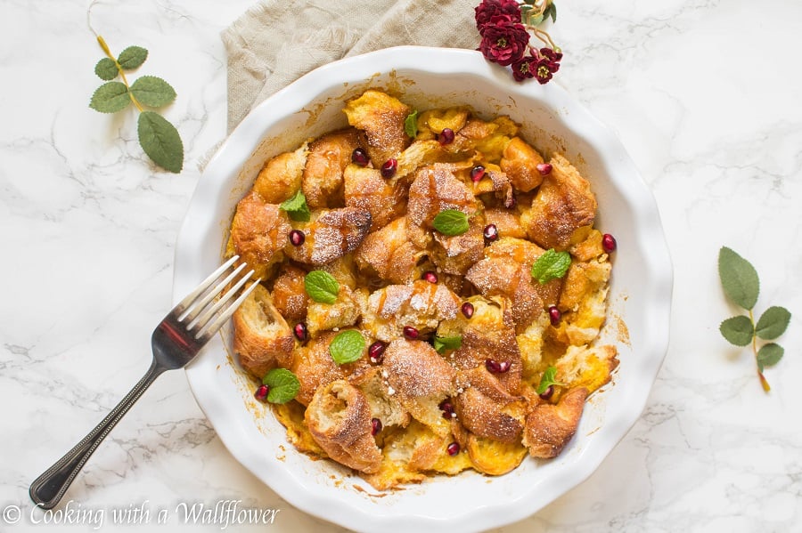 pumpkin pie croissant French toast