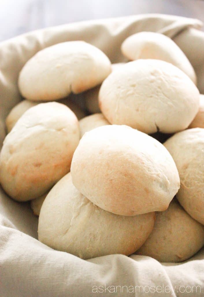 These are the BEST dinner rolls you'll ever eat. They are made from scratch and easy to make. They are dense, oh so delicious and I promise you will LOVE them | Ask Anna