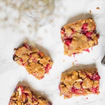 Cranberry Crisp Bars