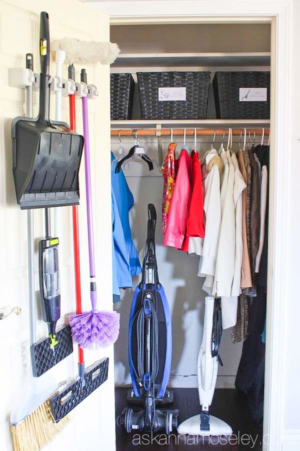 It's the new year and time to clean our all the stuff we've been holding onto for too long! These are my BEST tips for keeping your closets clean and organized all year long. | Ask Anna