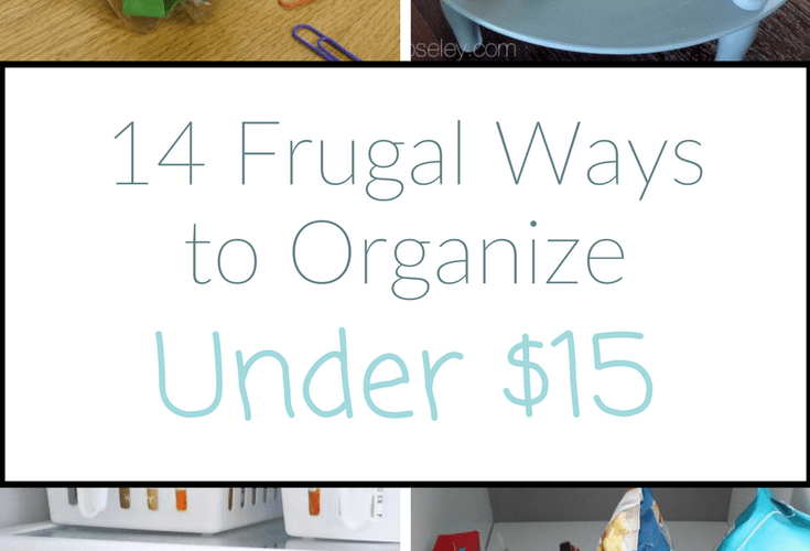 Need to organize your home on a budget but have no idea where to start? Don't panic! Here are 14 frugal ways to organize under $15 | Ask Anna