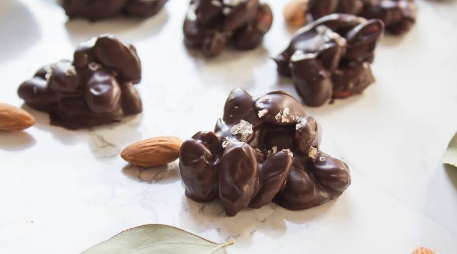 Chocolate Covered Almond Clusters