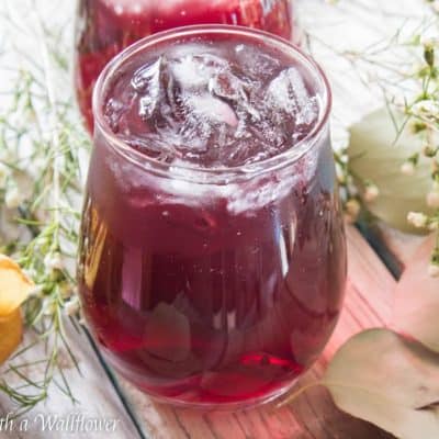 Pomegranate Hibiscus Vodka Iced Tea