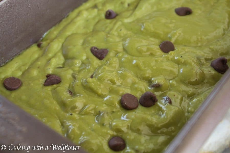 Matcha Green Tea Chocolate Chip Bread - Cooking with a Wallflower