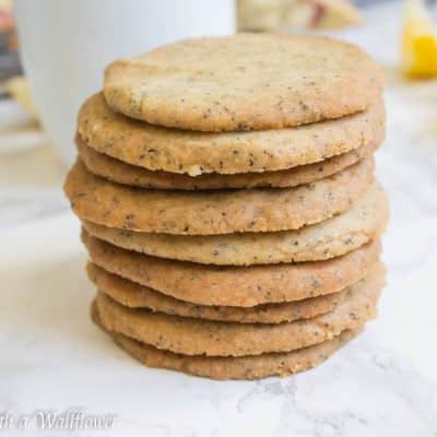 Earl Grey Shortbread Cookies