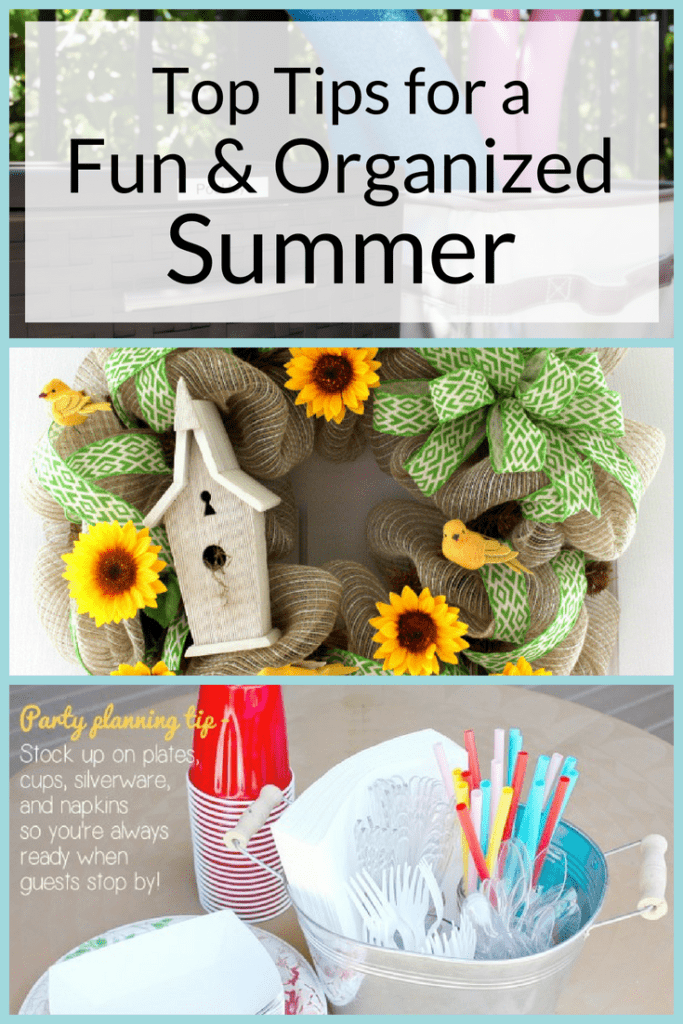 In my opinion, the best season of the year has arrived - summer! I'm sharing some of my top tips to get ready for a fun and organized summer.