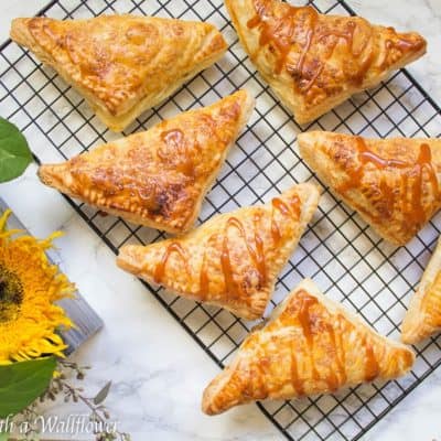 Salted Caramel Apple Turnovers