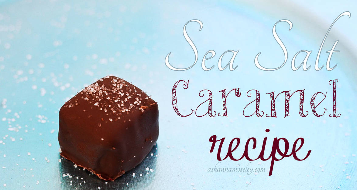 The combination of sweet caramel, crunchy sea salt crystals, and dark chocolate make these sea salt caramels impossible to put down and the perfect treat for any occasion. | Ask Anna