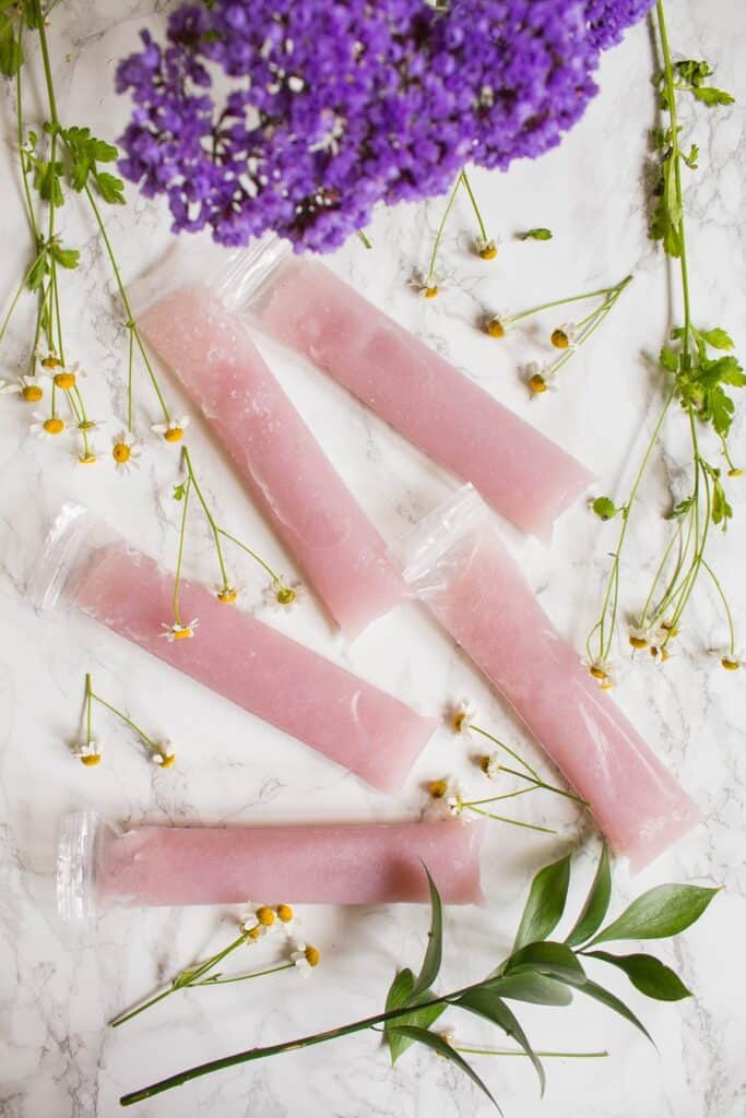 Lychee Rosé Wine Otter Pops 