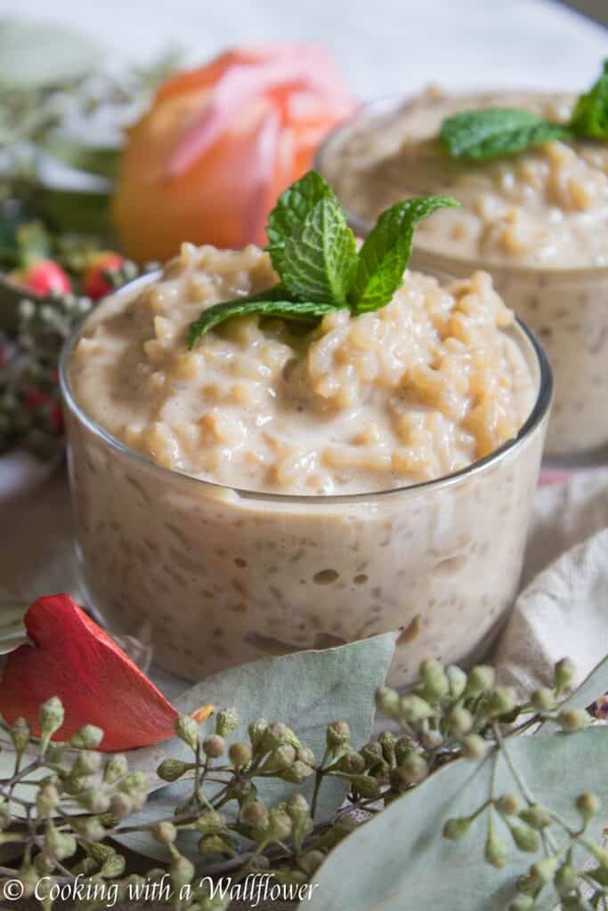 Vanilla Coffee Rice Pudding