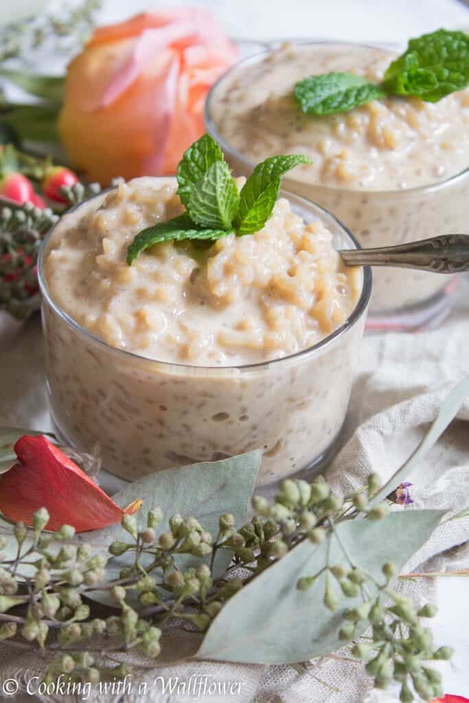 Vanilla Coffee Rice Pudding