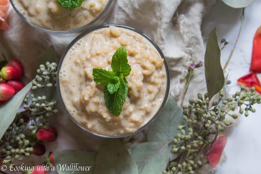 Vanilla Coffee Rice Pudding