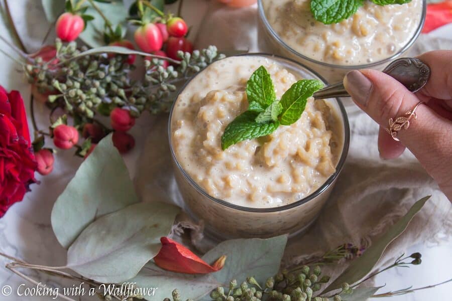 Vanilla Coffee Rice Pudding