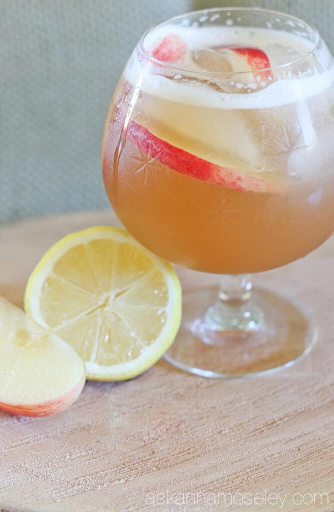 Burbon maple apple cider cocktail | Ask Anna