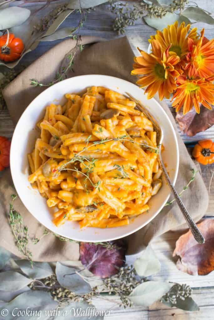 Creamy Pumpkin Pasta a la Vodka