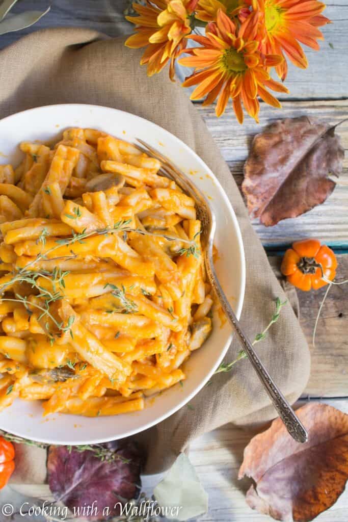 Creamy Pumpkin Pasta a la Vodka