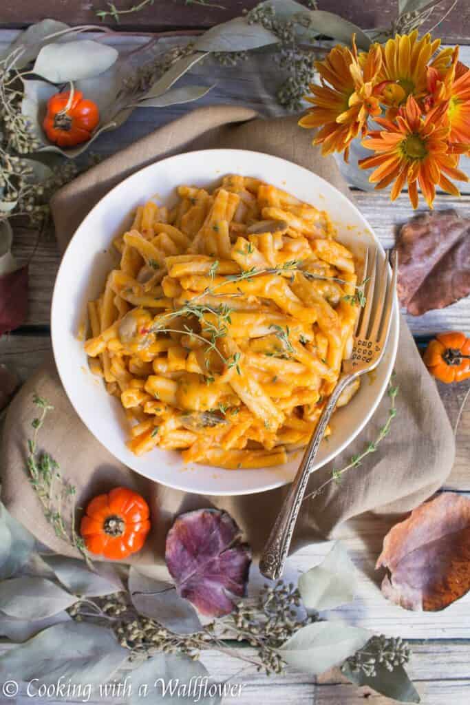 Creamy Pumpkin Pasta a la Vodka