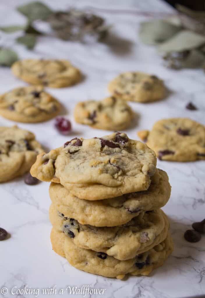 Cranberry Dark Chocolate Chunk Cookies