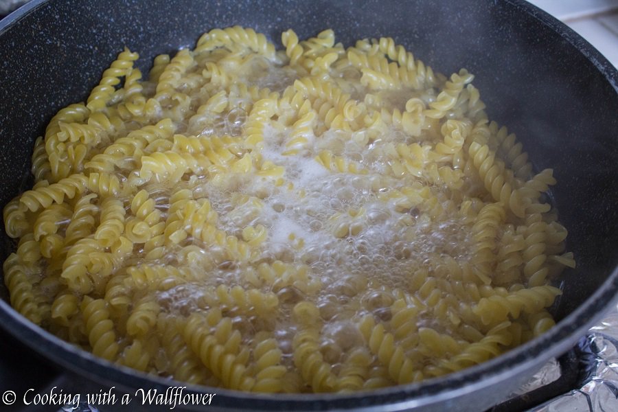 Spinach Mushroom Pancetta Mac and Cheese