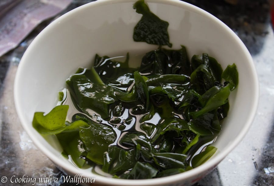 Savory miso soup cooked with seaweed, tofu, and mushrooms. This mushroom miso soup is simple, delicious and comforting. | Ask Anna