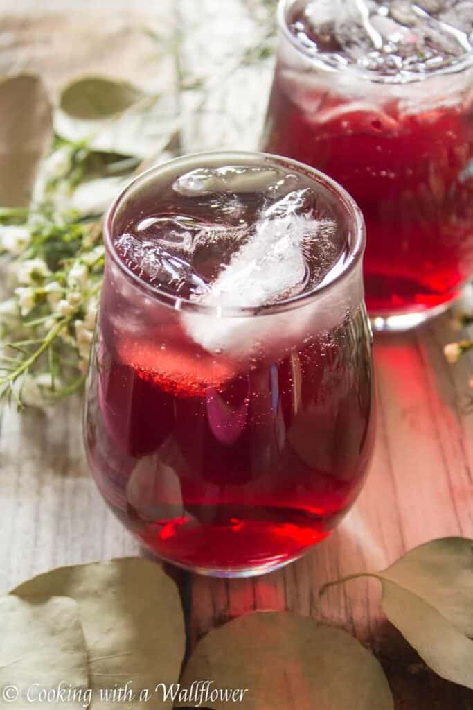 Pomegranate Hibiscus Vodka Iced Tea | Ask Anna