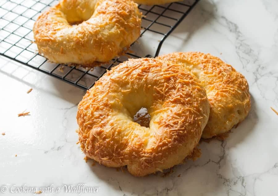 Homemade Parmesan Bagels | Ask Anna