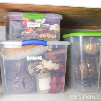 Seasonal Decor Organization Tips