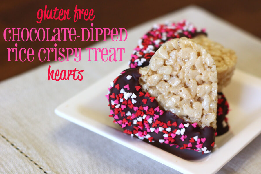 Gluten free chocolate dipped rice crispy treats | Ask Anna