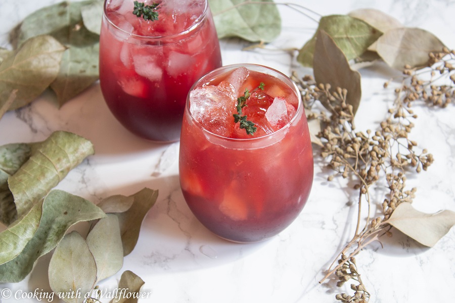 Sparkling Pomegranate Apple Lemonade