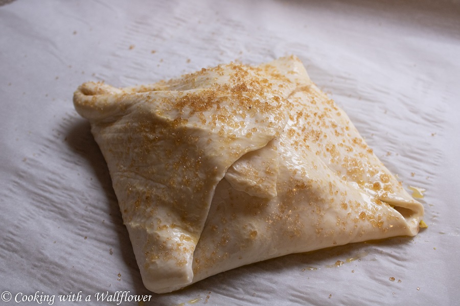 Salted Honey Pistachio Brie Puff Pastry