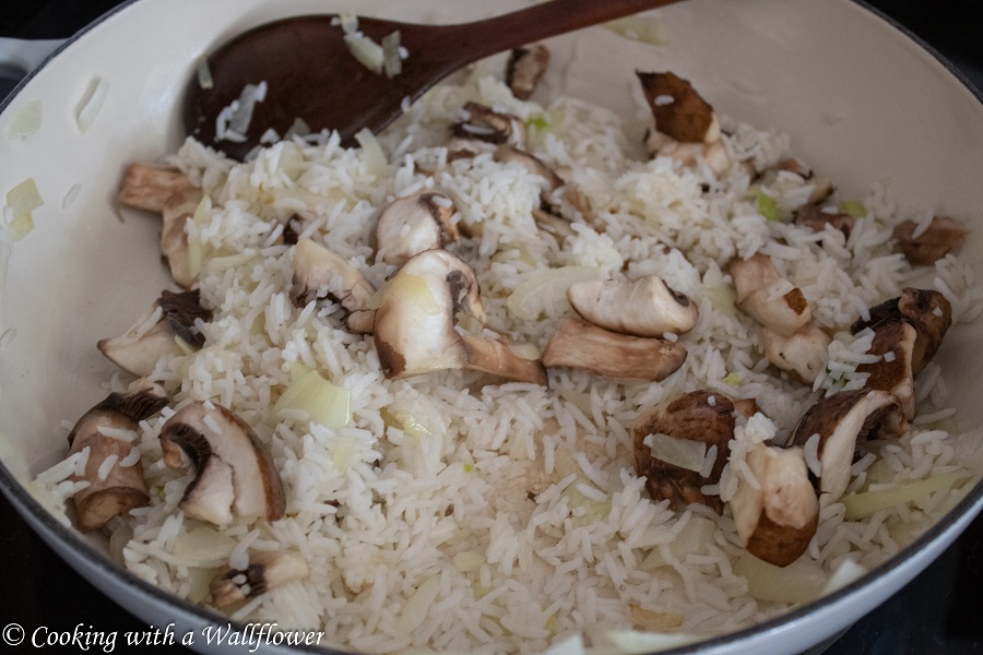 Black Pepper Mushroom Fried Rice