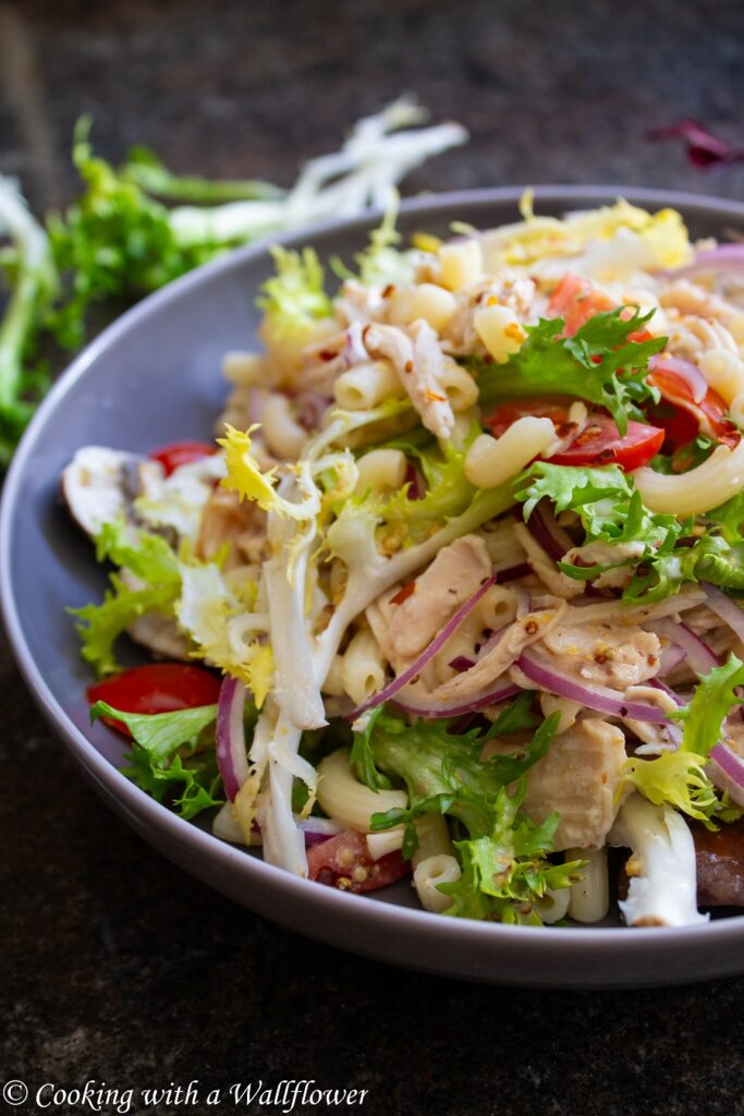 Honey Mustard Chicken Pasta Salad 