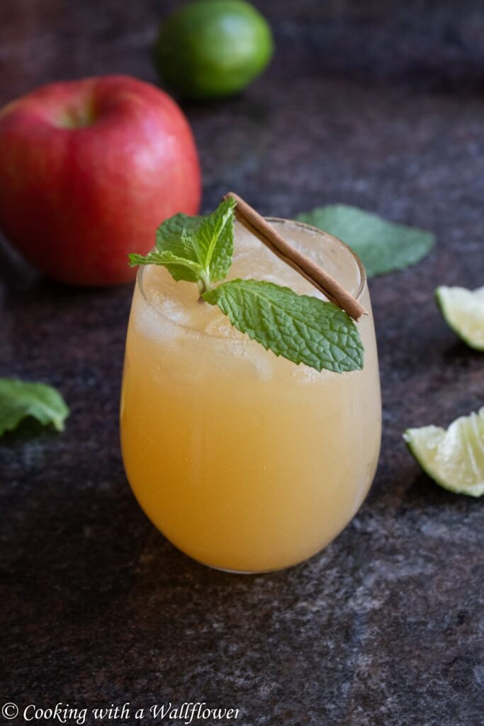 Apple Cider Lime Soda