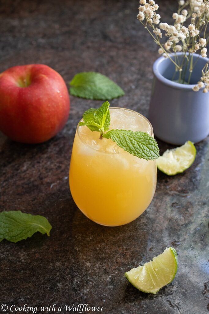 Apple Cider Lime Soda