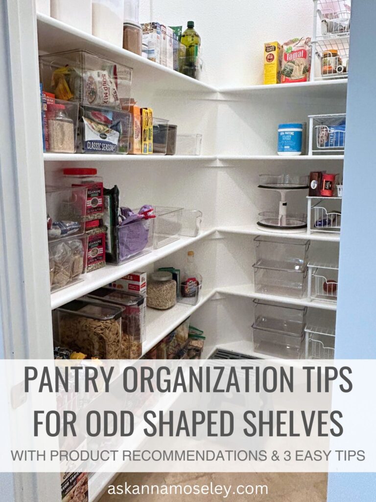 Walk-in Pantry Organization Ideas for Oddly Shaped Pantries | Ask Anna